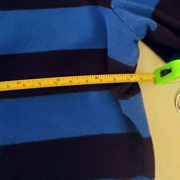 A New Day short sleeved Blue Black stripped dress | Size M - Picture 5 of 7